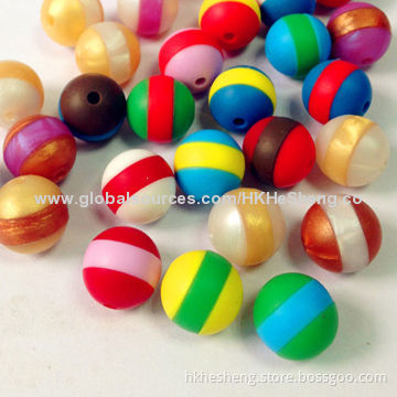 2014 Economic Pretty Food-grade Silicone Beads, Suitable for Infant Teether